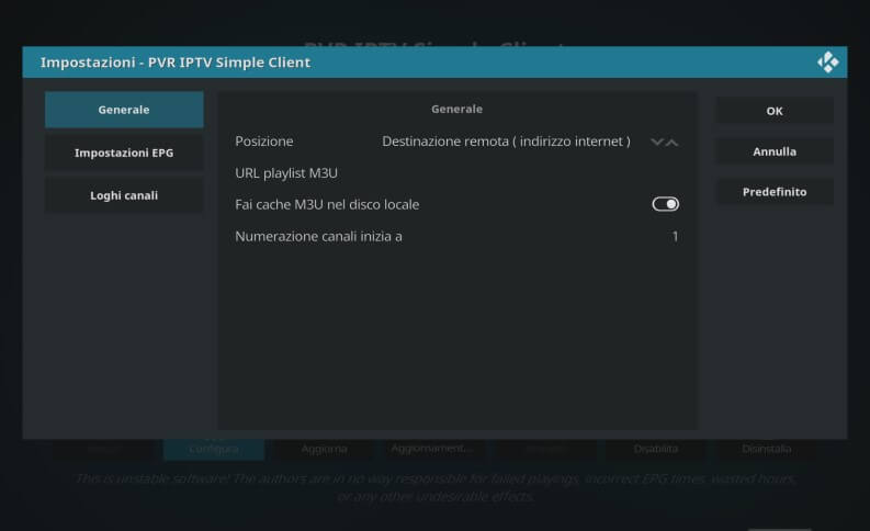 iptv per kodi