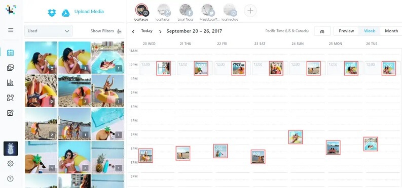 strumento per schedulare i propri post sul social instagram