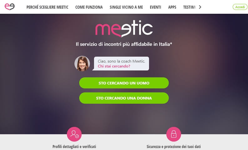 Siti di incontri gratis: Meetic