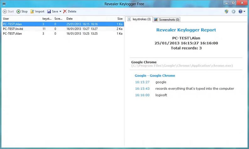 Revealer Keylogger