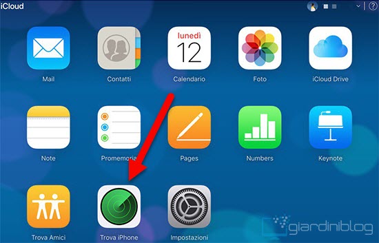 trova iphone