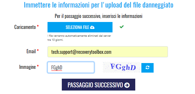 info su file danneggiati outlook