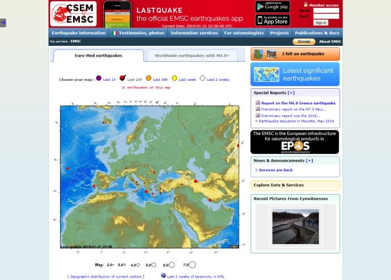 Terremoto oggi: CSEM