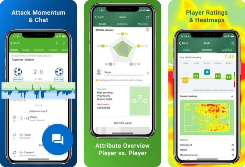 Risultati Partite: Sofascore app