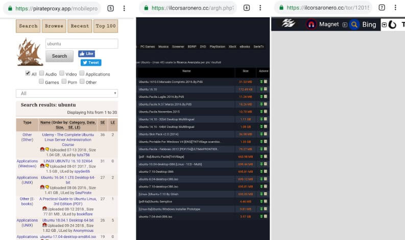 Torrent su Android: siti