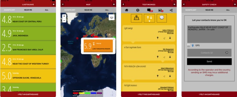 Terremoto oggi: last Quake