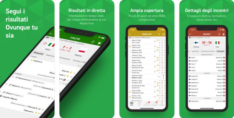 Risultati Partite: Diretta app