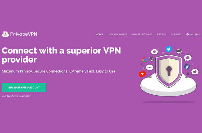 PrivateVPN banner