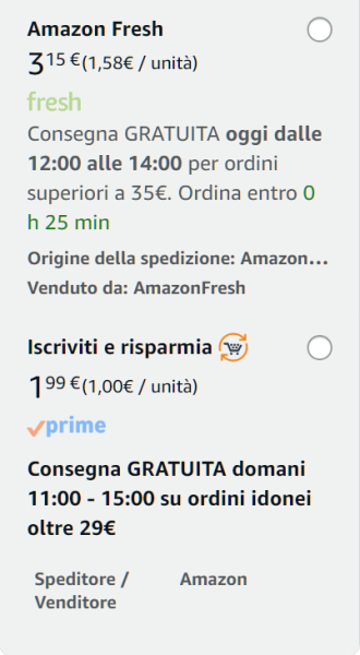Amazon Fresh Iscriviti E Risparmia