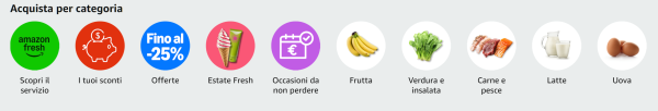 Categorie Amazon Fresh