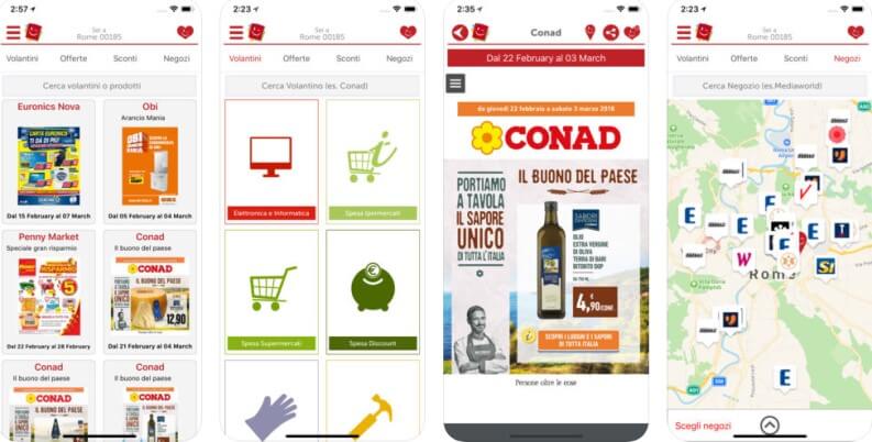 App volantini negozi