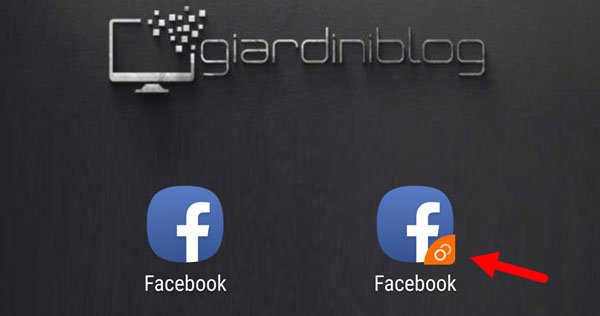 app clonata facebook due account