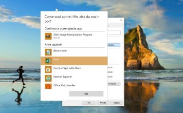 Come cambiare programma predefinito per aprire un file