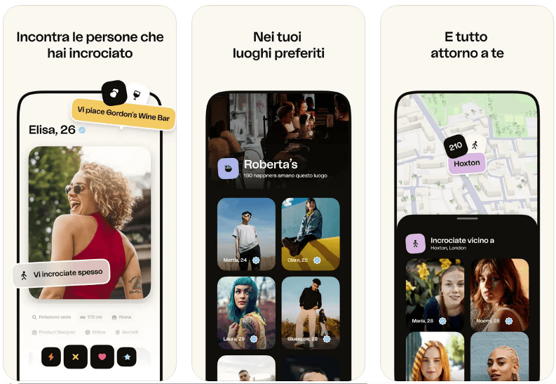 Happn Geolocalizzazione
