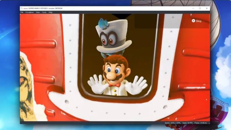 Emulatore Nintendo Switch Mario Odyssey
