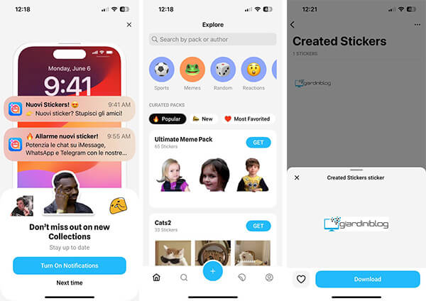 Creare Stickers Con Un App