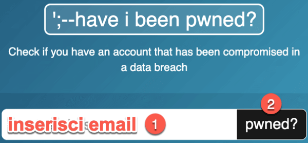 haveibeenpwned scopri password rubata