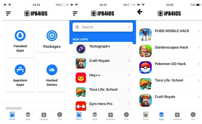 Store alternativi iOS: iPA4IOS