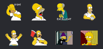 simpons sticker