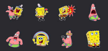 spongebob sticker