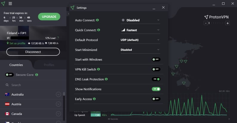 VPN gratis: ProtonVPN