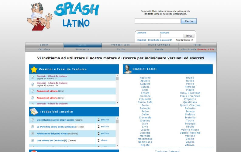 Dizionario latino italiano online