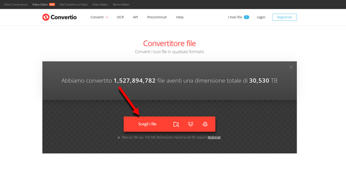 Convertio Converti File Online