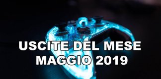 uscite del mese di maggio 2019