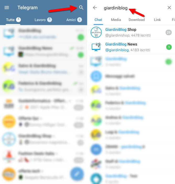 Come Cercare Trovare Canali Telegram