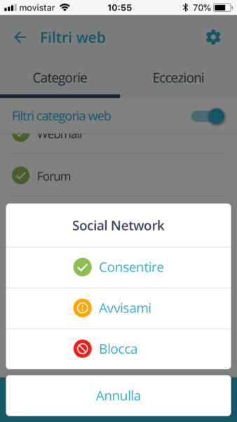 Qustodio social network