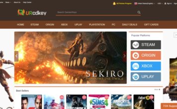 URcdkeys.com: Windows 10 Pro 10€, Giochi al 70%
