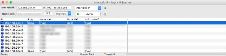 Vedere dispositivi collegati al router: Mac