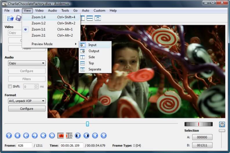 Avidemux il clone di Movie Maker 