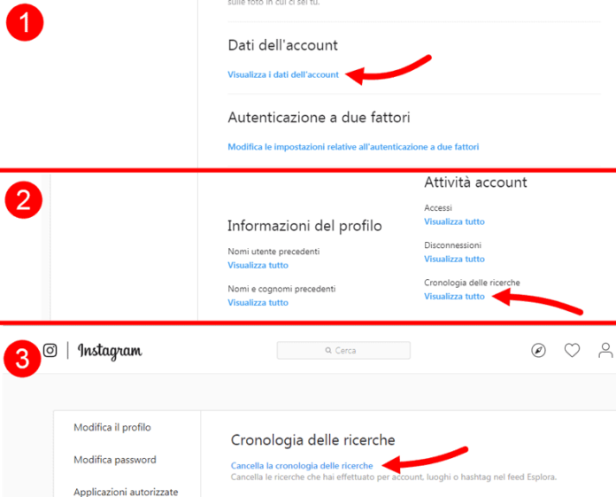 Come Cancellare Le Ricerche Su Instagram COME CANCELLARE CRONOLOGIA INSTAGRAM | GiardiniBlog
