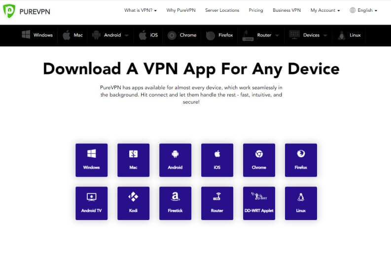 PureVPN client