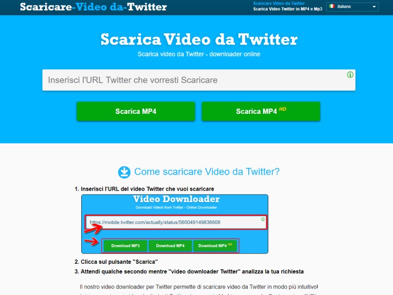 Download videos from Twitter to PC