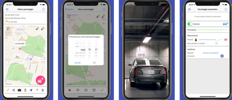 Le migliori app per localizzare auto: ParKing