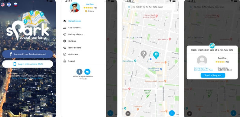 Spark Social parking
