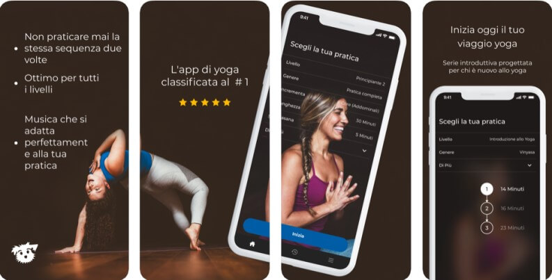 La migliore app per lo yoga 