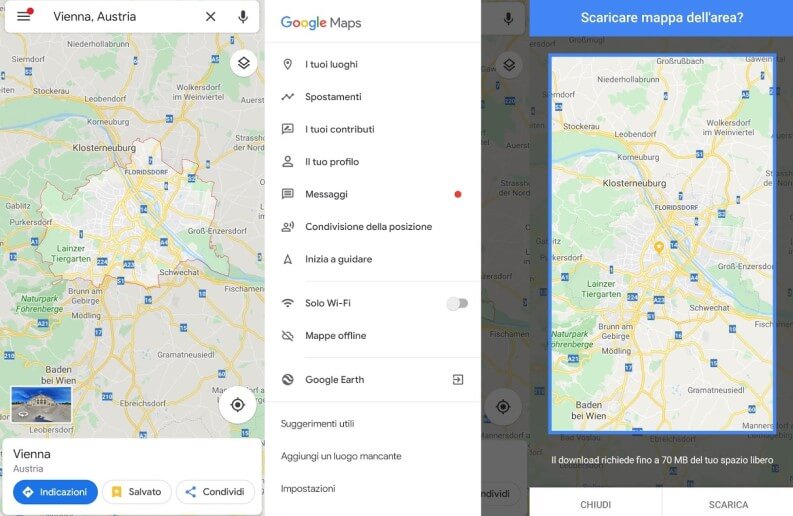 google maps per viaggiare