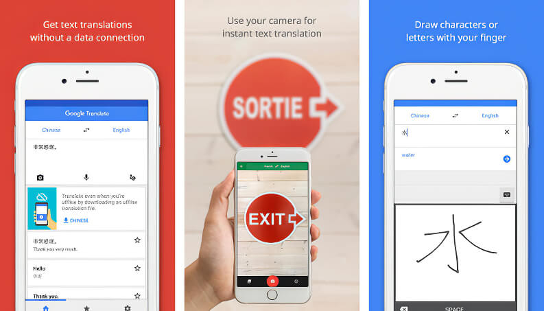 App per viaggi le traduzioni con Google translate