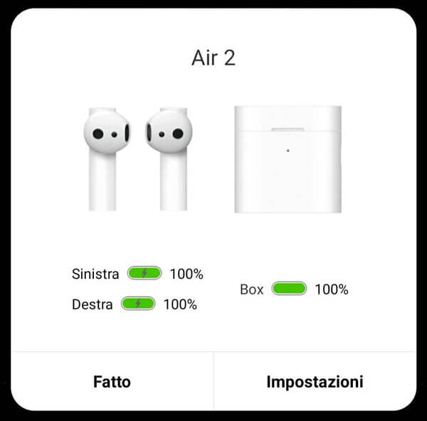 xiaomi air 2 popup carica