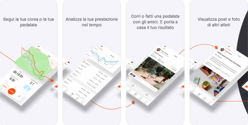 Tracciare i propri percorsi e progressi con Strava