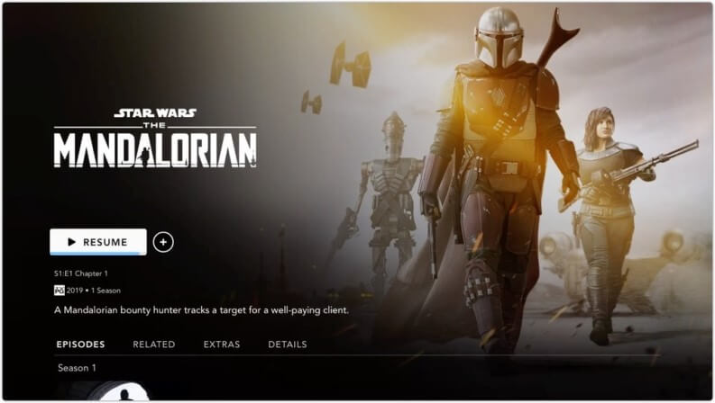 The Mandalorian su Disney Plus