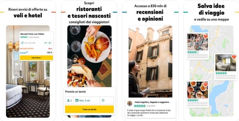 trovare dove mangiare con Tripadvisor