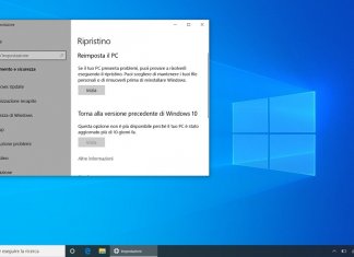 ripristino windows 10