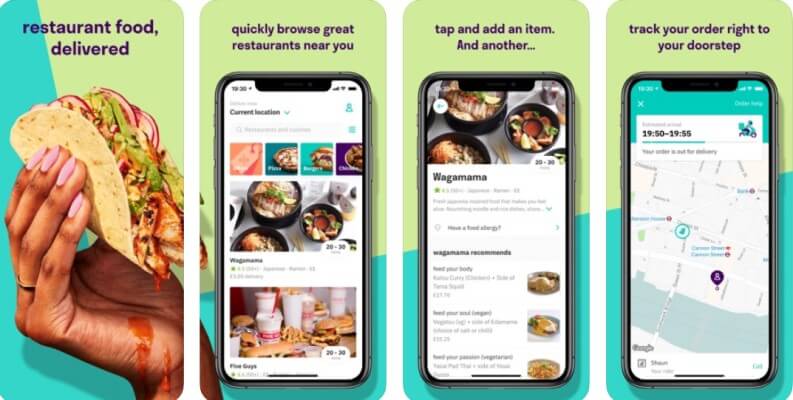 ordinare cibo Deliveroo