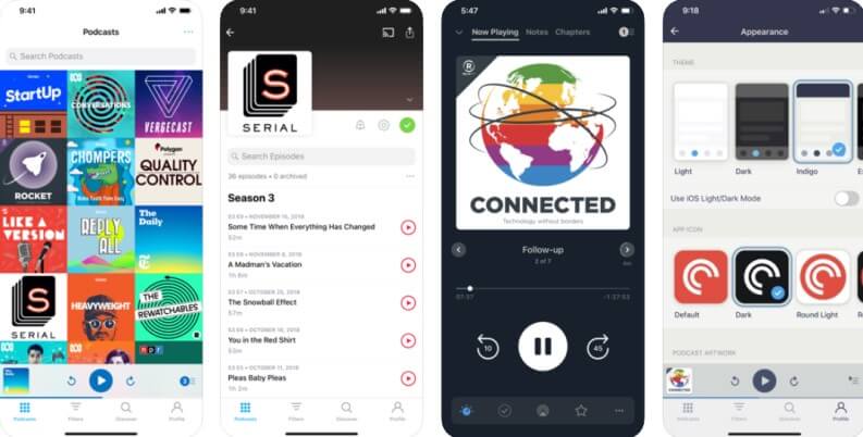 Migliori app per ascoltare podcast: Pocket Casts