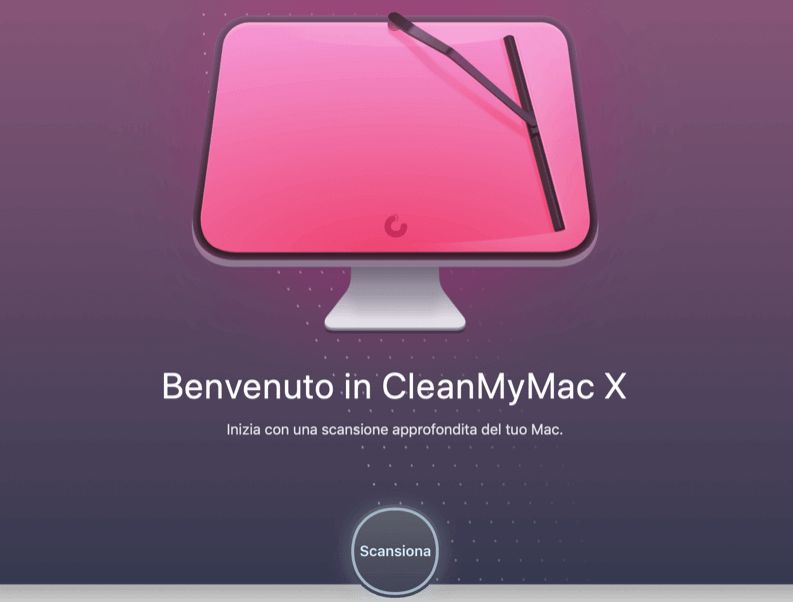 benvenuto in cleanmymac x