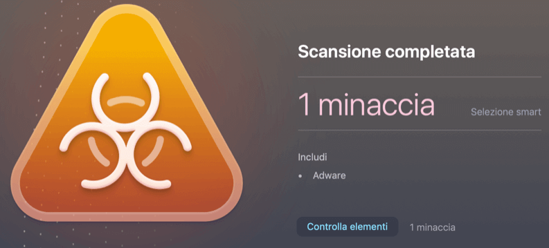 scansione minacce